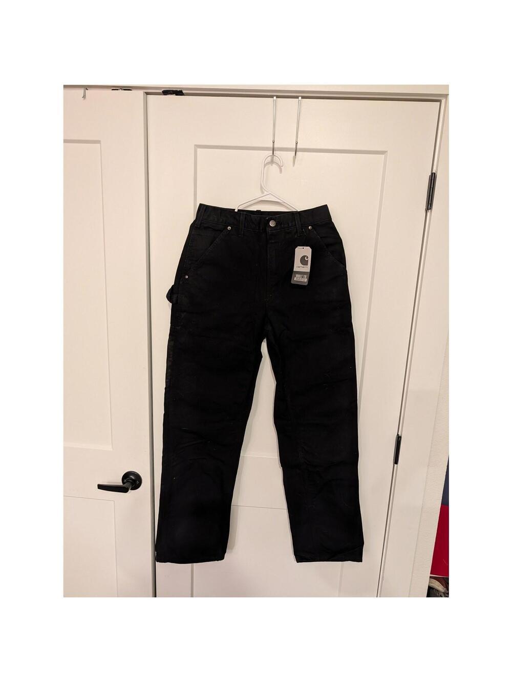 NWT Carhartt Loose Fit Painters Pants Blk 28 x 29